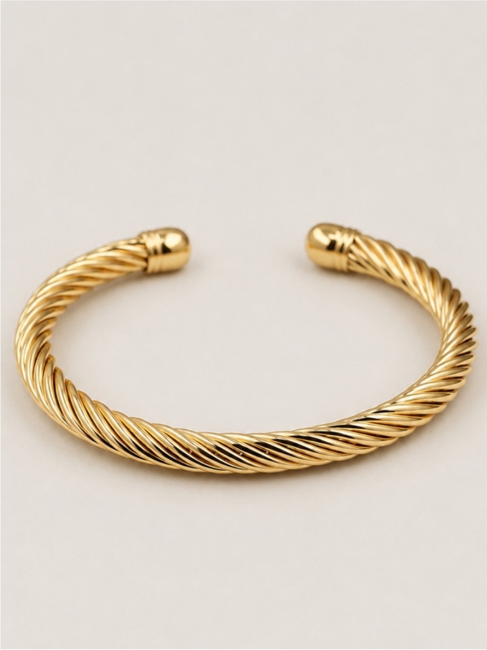New! Gold Twist Cuff Preppy Classic Bracelet NWOT